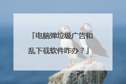 电脑弹垃圾广告和乱下载软件咋办？