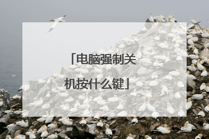 电脑强制关机按什么键