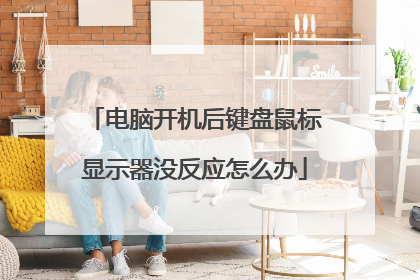 电脑开机后键盘鼠标显示器没反应怎么办
