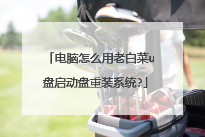 电脑怎么用老白菜u盘启动盘重装系统?