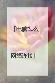 电脑怎么网络连接