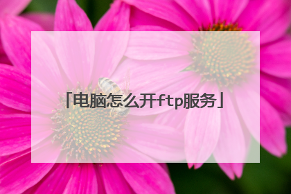 电脑怎么开ftp服务