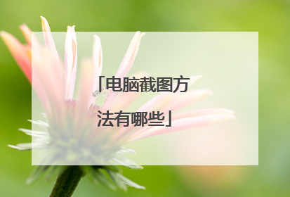 电脑截图方法有哪些