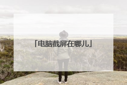 电脑截屏在哪儿