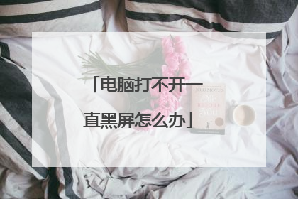 电脑打不开一直黑屏怎么办