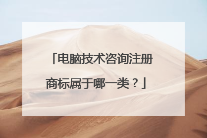 电脑技术咨询注册商标属于哪一类?
