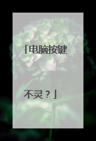 电脑按键不灵?