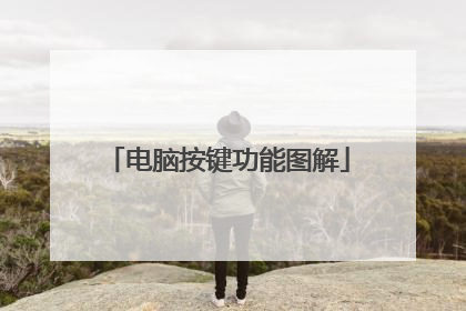 电脑按键功能图解