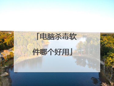 电脑杀毒软件哪个好用