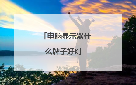 电脑显示器什么牌子好K