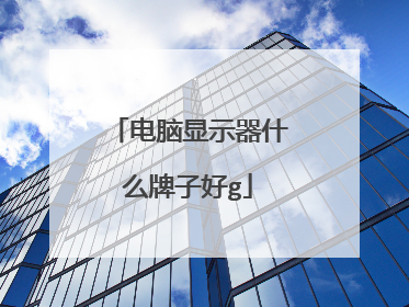 电脑显示器什么牌子好g
