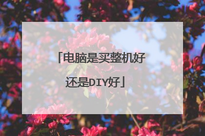 电脑是买整机好还是DIY好