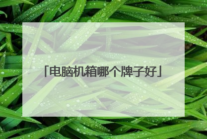 电脑机箱哪个牌子好