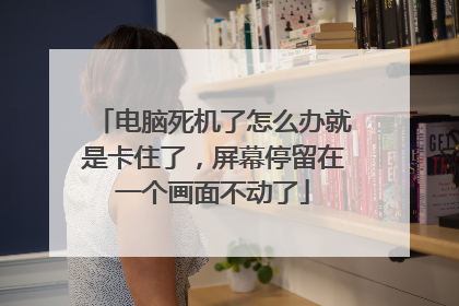 电脑死机了怎么办就是卡住了,屏幕停留在一个画面不动了