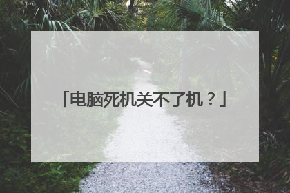 电脑死机关不了机？