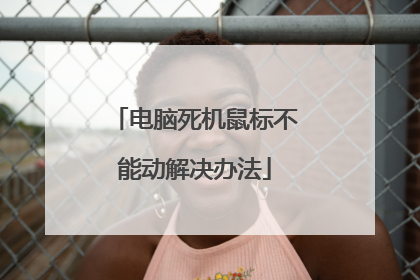 电脑死机鼠标不能动解决办法