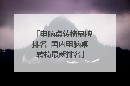 电脑桌转椅品牌排名 国内电脑桌转椅最新排名