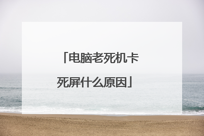 电脑老死机卡死屏什么原因