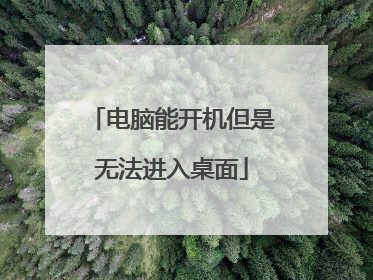 电脑能开机但是无法进入桌面