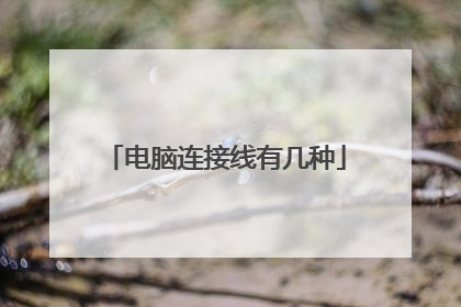 电脑连接线有几种