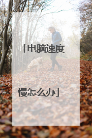 电脑速度慢怎么办