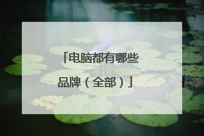 电脑都有哪些品牌(全部)