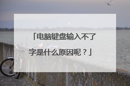 电脑键盘输入不了字是什么原因呢？