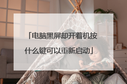 电脑黑屏却开着机按什么键可以重新启动