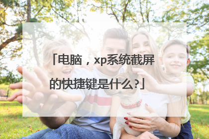 电脑,xp系统截屏的快捷键是什么?