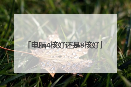 电脑4核好还是8核好