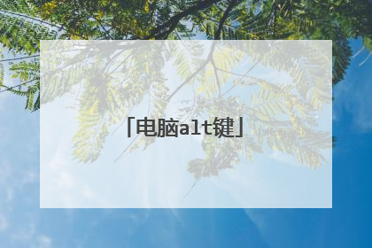 电脑alt键