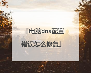 电脑dns配置错误怎么修复