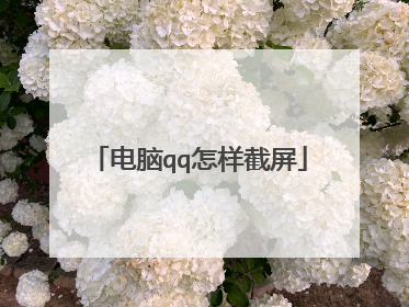 电脑qq怎样截屏