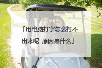 用电脑打字怎么打不出来呢 原因是什么