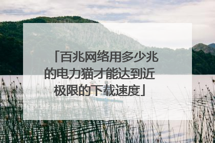 百兆网络用多少兆的电力猫才能达到近极限的下载速度