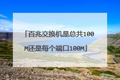 百兆交换机是总共100M还是每个端口100M