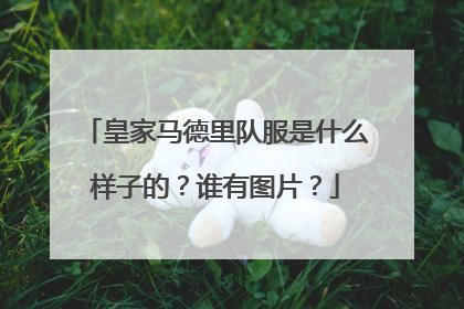 皇家马德里队服是什么样子的?谁有图片?