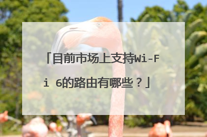 目前市场上支持Wi-Fi 6的路由有哪些?
