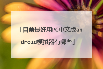 目前最好用PC中文版android模拟器有哪些