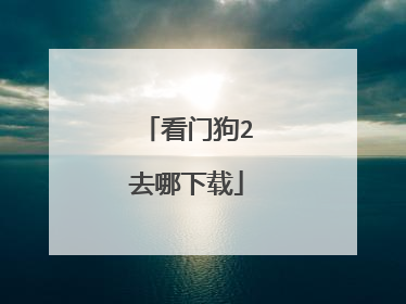 看门狗2去哪下载