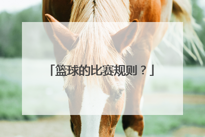 篮球的比赛规则？