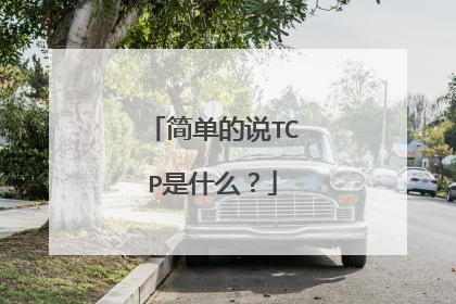 简单的说TCP是什么？