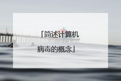 简述计算机病毒的概念