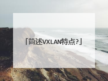 简述VXLAN特点?