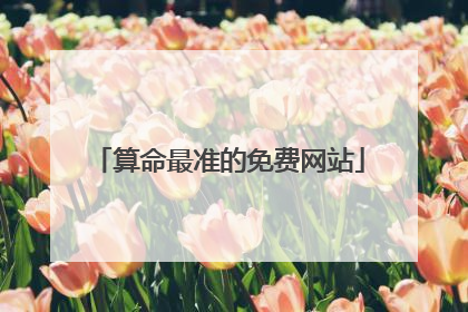 算命最准的免费网站