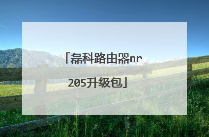 磊科路由器nr205升级包