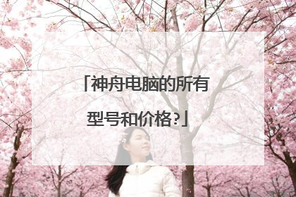 神舟电脑的所有型号和价格?