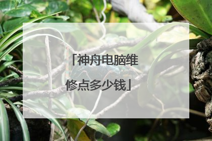 神舟电脑维修点多少钱