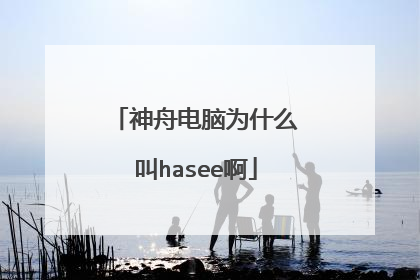 神舟电脑为什么叫hasee啊