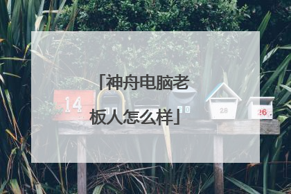 神舟电脑老板人怎么样